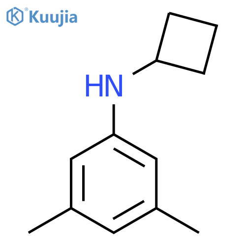 N-cyclobutyl-3,5-dimethylaniline structure