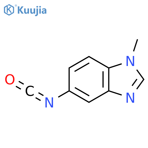 5-isocyanato-1-methyl-1H-1,3-benzodiazole structure