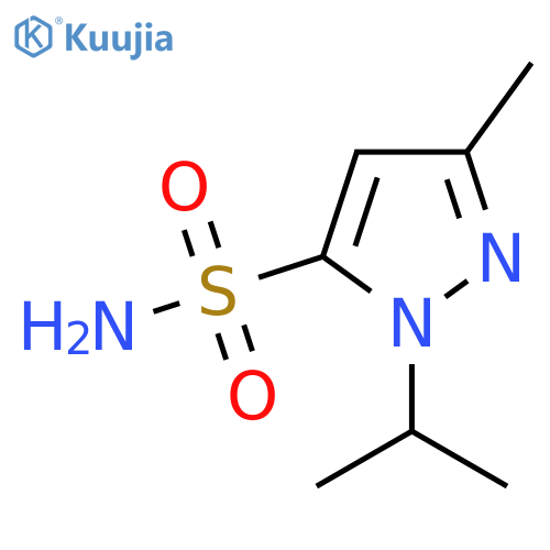 3-methyl-1-(propan-2-yl)-1H-pyrazole-5-sulfonamide structure
