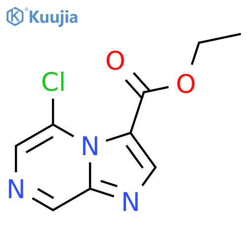 Ethyl 5-chloroimidazo[1,2-a]pyrazine-3-carboxylate structure