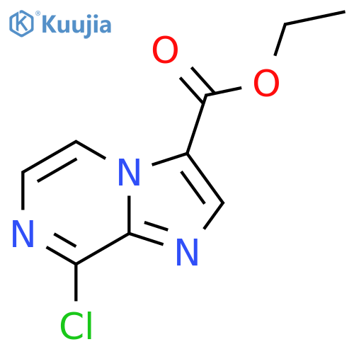 Ethyl 8-chloroimidazo[1,2-a]pyrazine-3-carboxylate structure