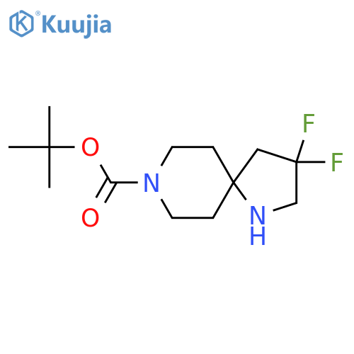 tert-Butyl 3,3-difluoro-1,8-diazaspiro[4.5]decane-8-carboxylate structure