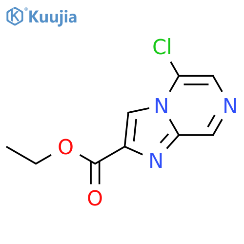 Ethyl 5-chloroimidazo1,2-apyrazine-2-carboxylate structure
