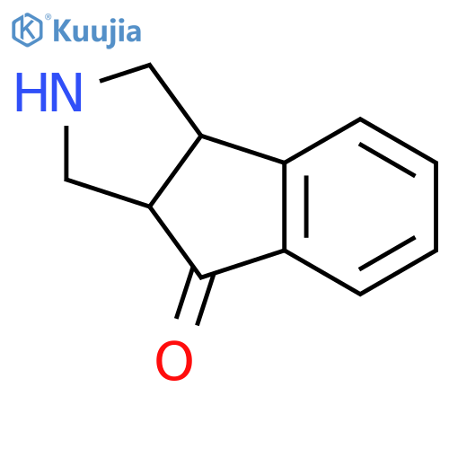 1,2,3,3a-tetrahydroindeno2,1-cpyrrol-8(8aH)-one structure