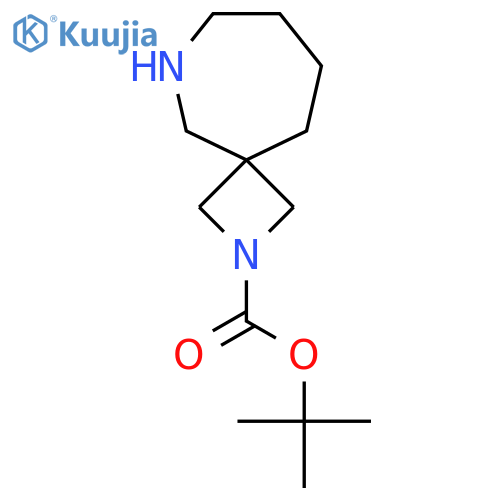 tert-butyl 2,9-diazaspiro[3.6]decane-2-carboxylate structure
