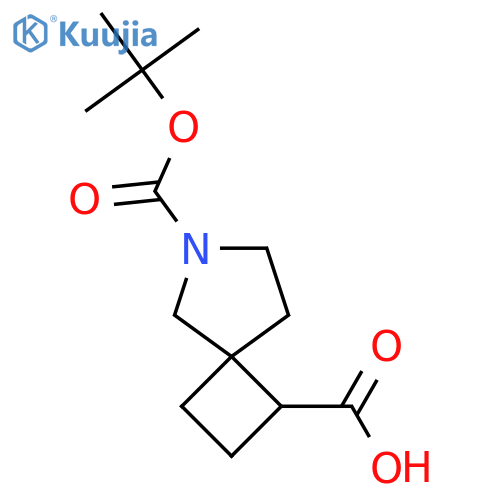 6-[(tert-butoxy)carbonyl]-6-azaspiro[3.4]octane-1-carboxylic acid structure