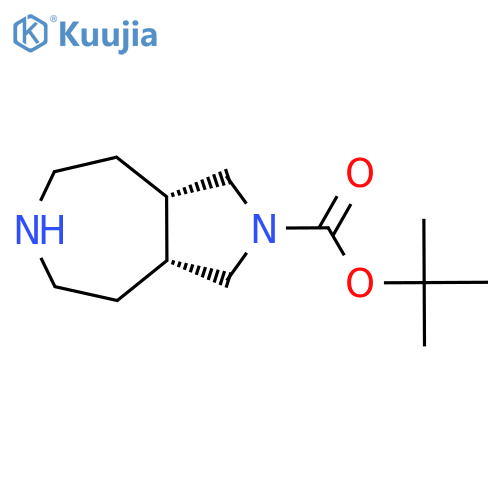 tert-butyl cis-3,3a,4,5,6,7,8,8a-octahydro-1H-pyrrolo[3,4-d]azepine-2-carboxylate structure