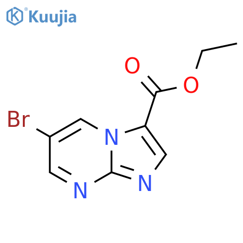 Ethyl 6-bromoimidazo[1,2-a]pyrimidine-3-carboxylate structure