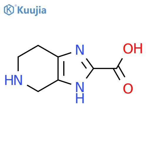 1H,4H,5H,6H,7H-imidazo[4,5-c]pyridine-2-carboxylic acid structure