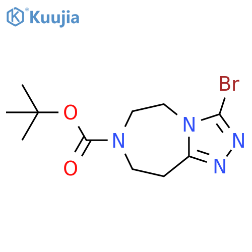 3-Bromo-4,5,7,8-Tetrahydro-1,2,3A,6-Tetraaza-Azulene-6-Carboxylic Acid Tert-Butyl Ester(WX140836) structure