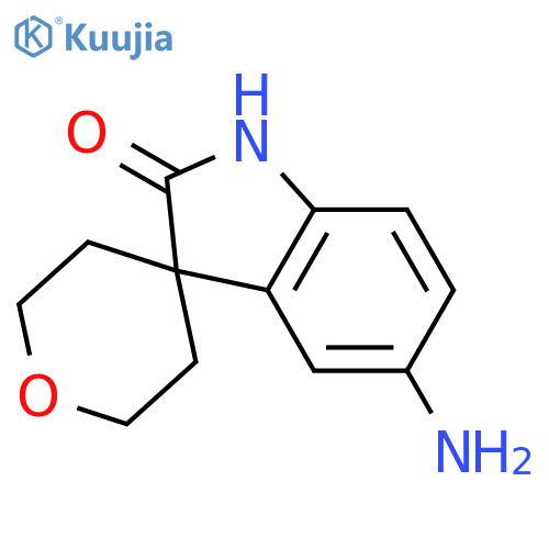 5-Amino-2',3',5',6'-tetrahydrospiro[indoline-3,4'-pyran]-2-one structure