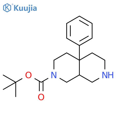 4a-Phenyl-octahydro-2,7naphthyridine-2-carboxylicacidtert-butylester structure