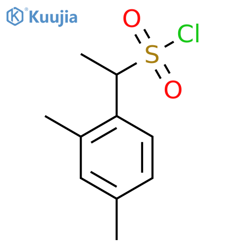 1-(2,4-Dimethylphenyl)ethane-1-sulfonyl chloride structure