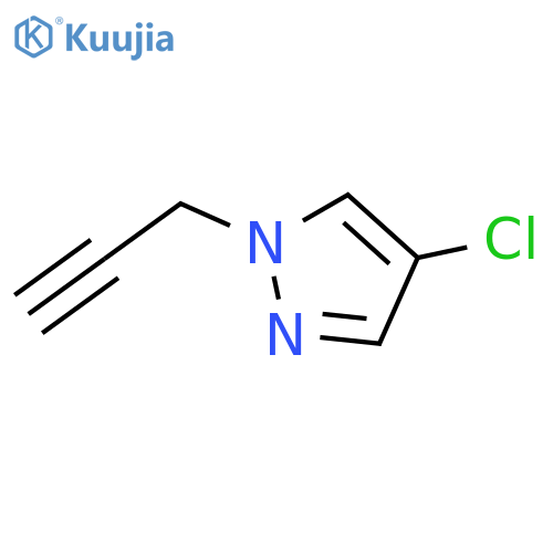 4-chloro-1-(prop-2-yn-1-yl)-1H-pyrazole structure