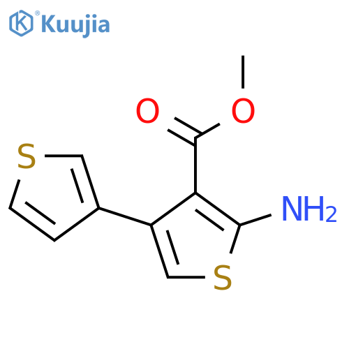 Methyl 2-amino-4-(thiophen-3-yl)thiophene-3-carboxylate structure