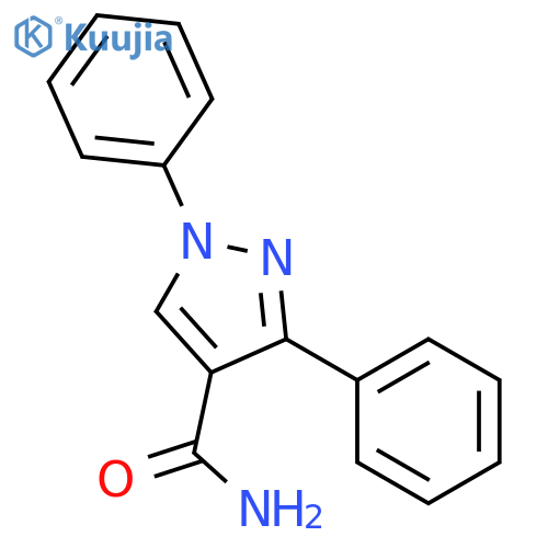 1H-Pyrazole-4-carboxamide,1,3-diphenyl- structure