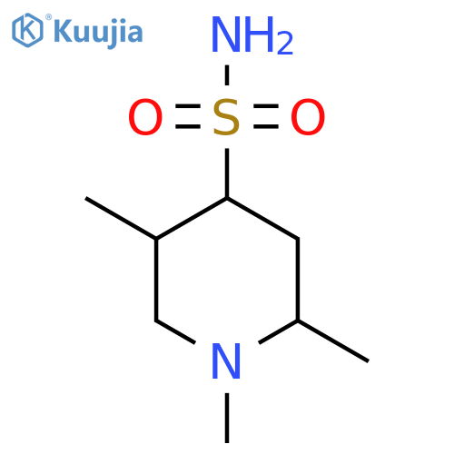 1,2,5-Trimethylpiperidine-4-sulfonamide structure