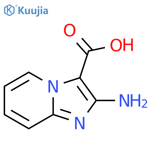 2-aminoimidazo1,2-apyridine-3-carboxylic acid structure