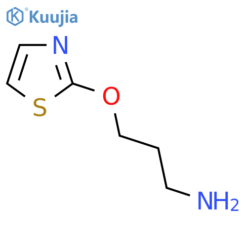 3-(1,3-thiazol-2-yloxy)propan-1-amine structure