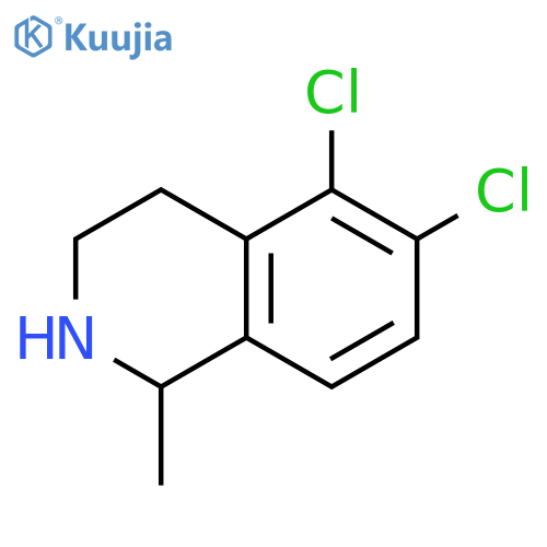 5,6-dichloro-1-methyl-1,2,3,4-tetrahydroisoquinoline structure