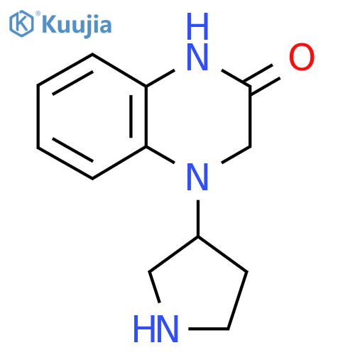 4-(Pyrrolidin-3-yl)-1,2,3,4-tetrahydroquinoxalin-2-one structure