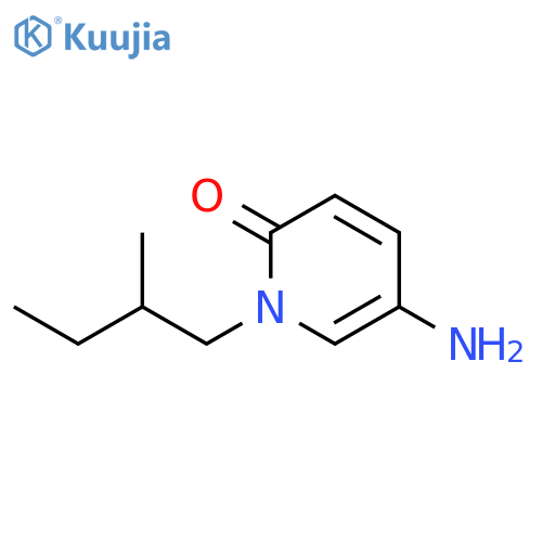 5-amino-1-(2-methylbutyl)-1,2-dihydropyridin-2-one structure