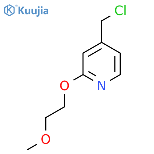 4-(Chloromethyl)-2-(2-methoxyethoxy)pyridine structure