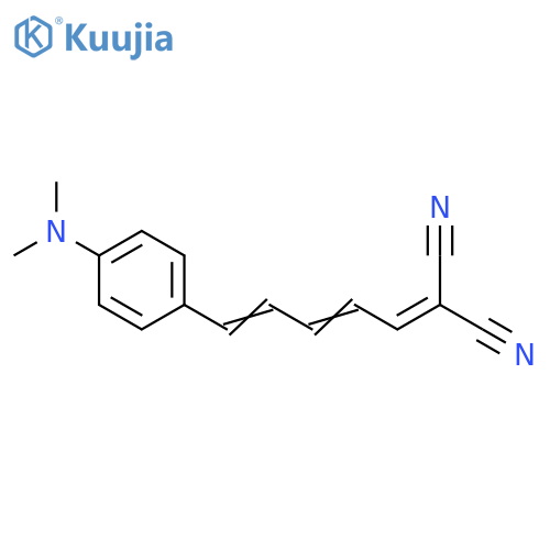 Propanedinitrile, [5-[4-(dimethylamino)phenyl]-2,4-pentadienylidene]- structure