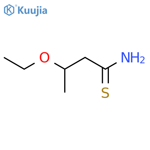 3-ethoxybutanethioamide structure