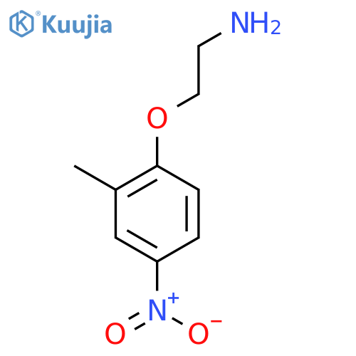 2-(2-Methyl-4-nitro-phenoxy)-ethylamine structure