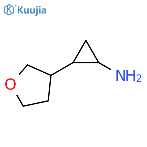 2-(oxolan-3-yl)cyclopropan-1-amine structure