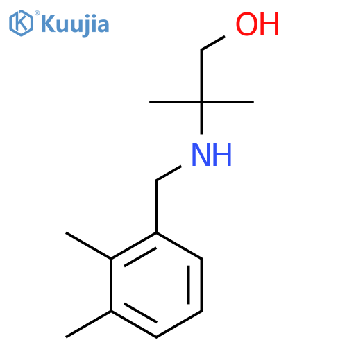 2-{(2,3-dimethylphenyl)methylamino}-2-methylpropan-1-ol structure