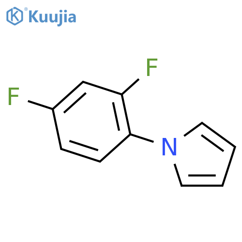 1H-Pyrrole, 1-(2,4-difluorophenyl)- structure