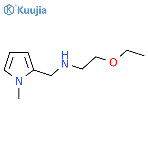 (2-ethoxyethyl)(1-methyl-1H-pyrrol-2-yl)methylamine structure