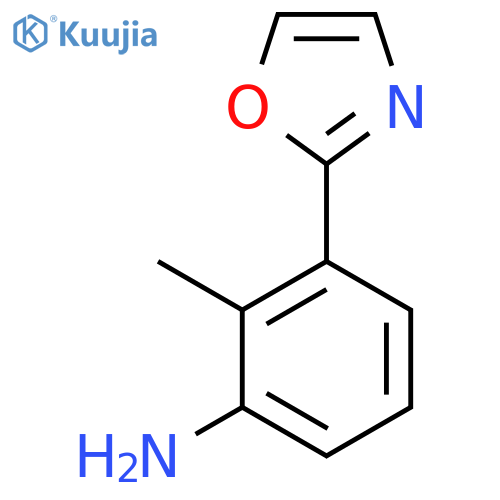 2-Methyl-3-(1,3-oxazol-2-yl)aniline structure
