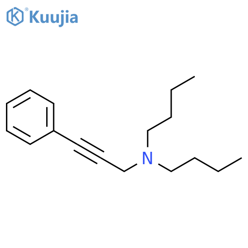 1-Butanamine, N-butyl-N-(3-phenyl-2-propynyl)- structure