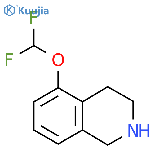 5-(Difluoromethoxy)-1,2,3,4-tetrahydroisoquinoline structure