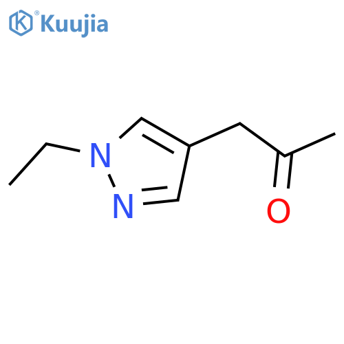 1-(1-ethyl-1H-pyrazol-4-yl)propan-2-one structure