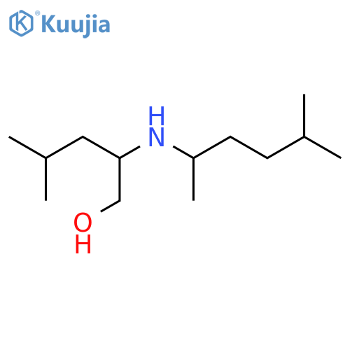 4-methyl-2-(5-methylhexan-2-yl)aminopentan-1-ol structure