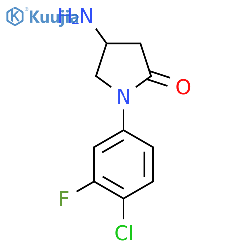 4-Amino-1-(4-chloro-3-fluorophenyl)pyrrolidin-2-one structure