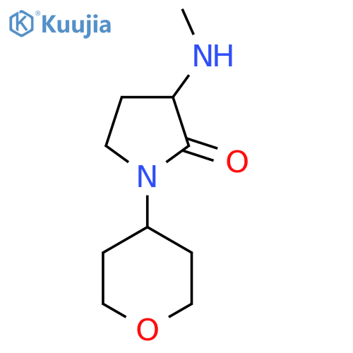 3-(Methylamino)-1-(oxan-4-yl)pyrrolidin-2-one structure