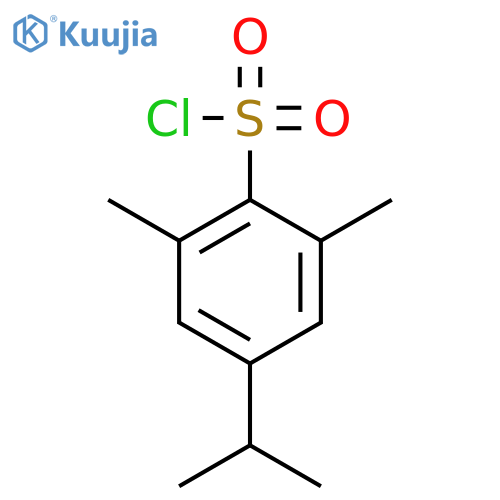 Benzenesulfonyl chloride, 2,6-dimethyl-4-(1-methylethyl)- structure