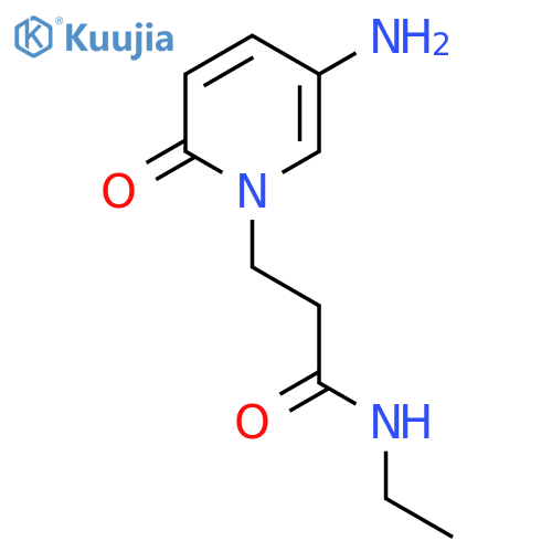 3-(5-amino-2-oxo-1,2-dihydropyridin-1-yl)-N-ethylpropanamide structure