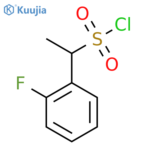 1-(2-Fluorophenyl)ethanesulfonyl chloride structure