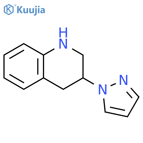 3-(1H-pyrazol-1-yl)-1,2,3,4-tetrahydroquinoline structure