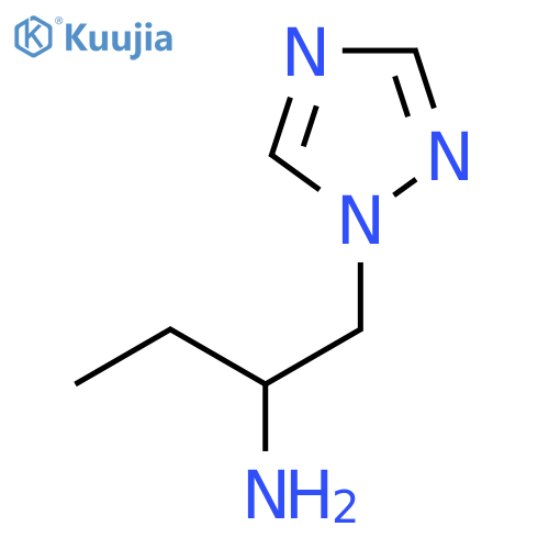 1-(1H-1,2,4-triazol-1-yl)butan-2-amine structure