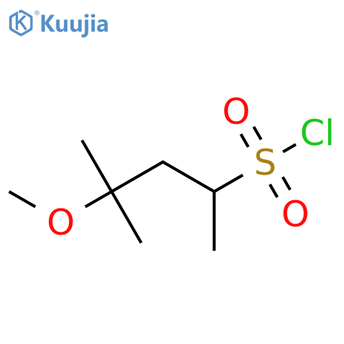 4-Methoxy-4-methylpentane-2-sulfonyl chloride structure