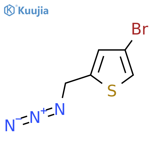 2-(Azidomethyl)-4-bromothiophene structure