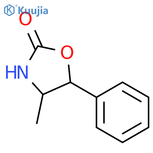 (4R,5R)-4-Methyl-5-phenyl-2-oxazolidinone structure