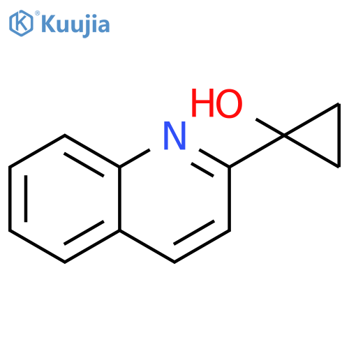 1-(quinolin-2-yl)cyclopropan-1-ol structure